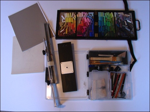 plein air pastel painting supplies